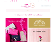 Tablet Screenshot of bombayducktrade.com